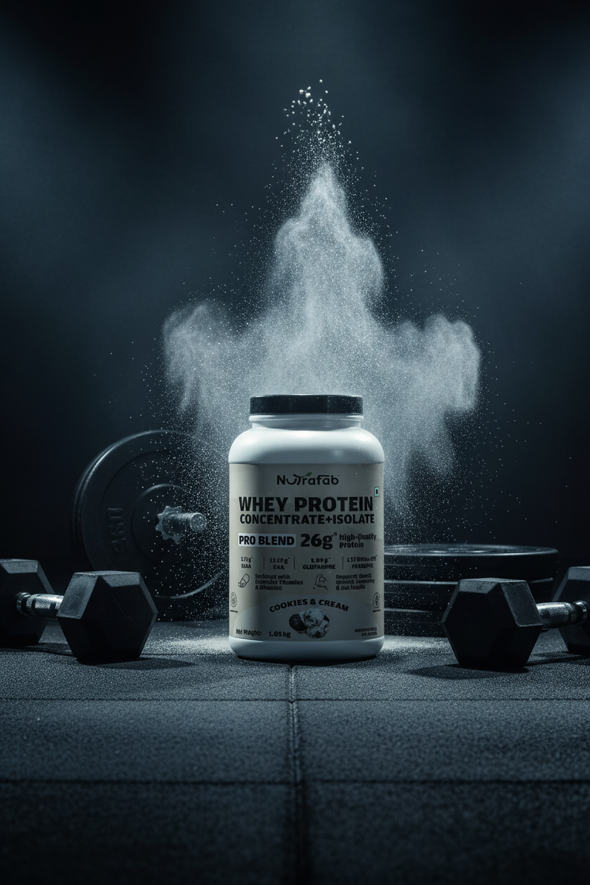 Nutrafab Whey Protein Cookies & Cream – Gym Powerhouse