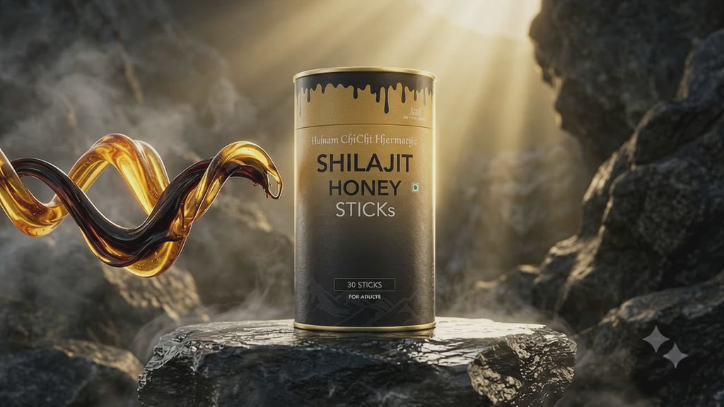 Hakeem ChiChi Shilajit Honey Sticks: Pure Mountain Vitality & Natural Energy