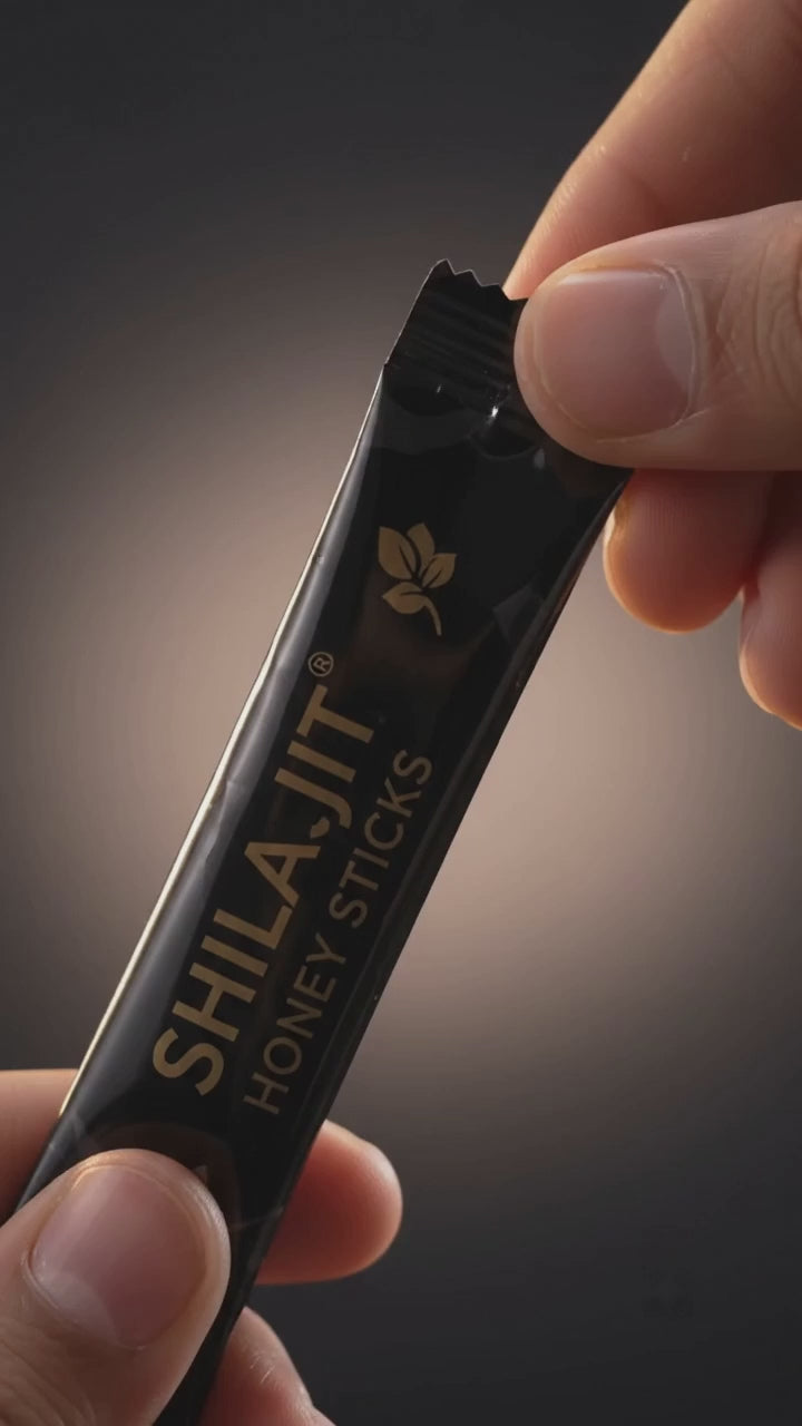 Hakeem ChiChi Shilajit Honey Sticks: Pure Mountain Vitality & Natural Energy