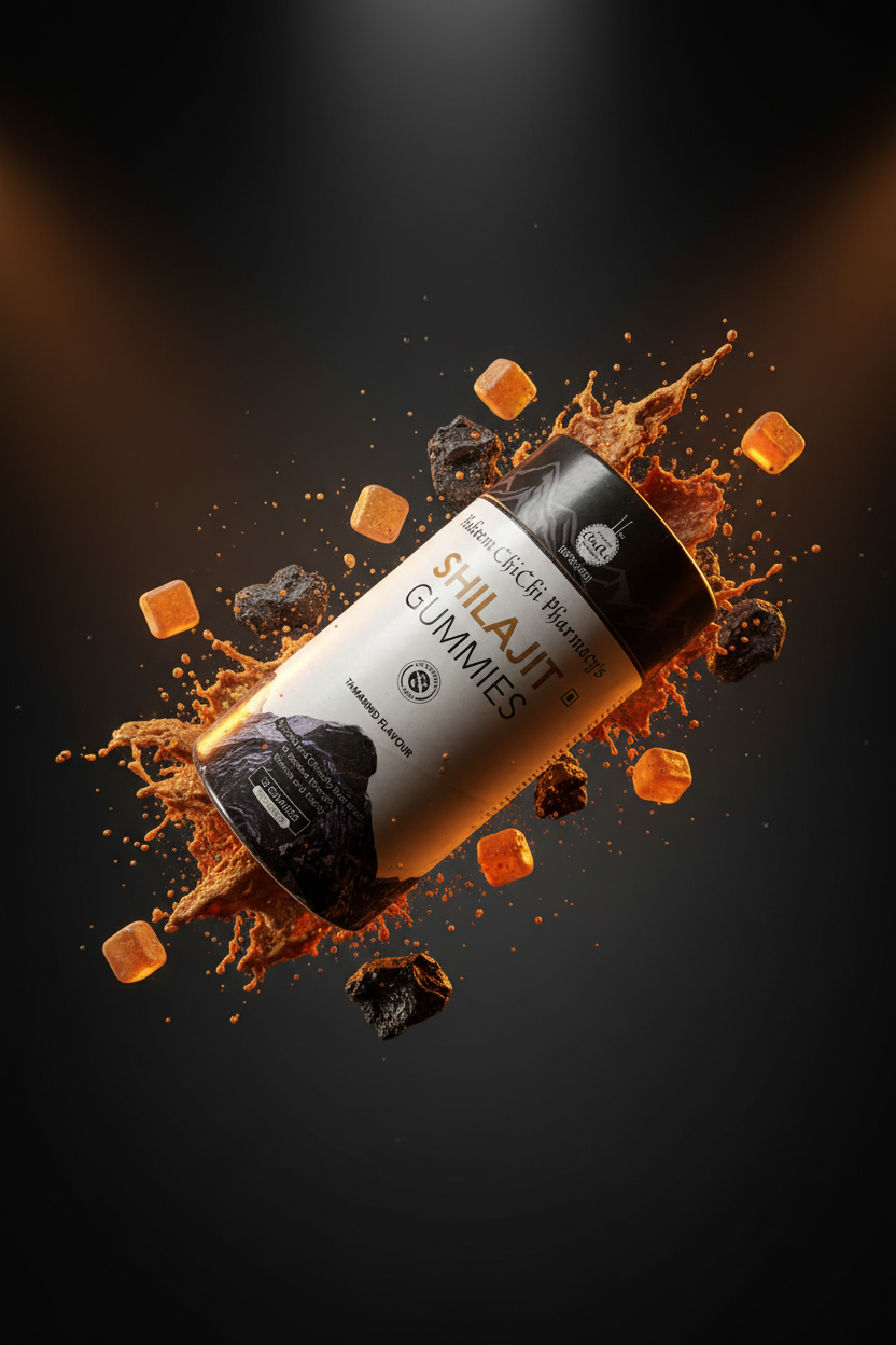 Shilajit Gummies - Dynamic Floating